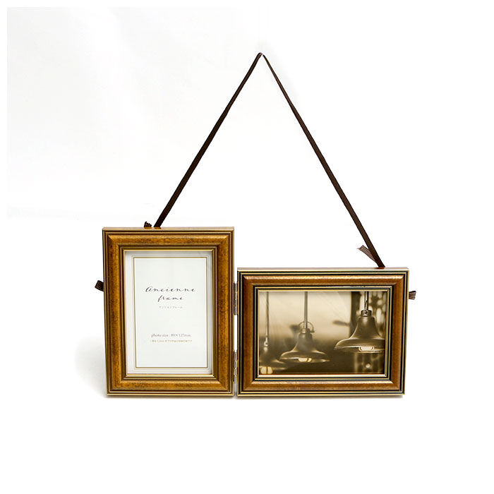 BACKYARD FAMILY「フォトフレーム 木製 おしゃれ 通販 スタンド 壁掛け 写真立て 複数 2枚 L版 L判 2面」|その他|