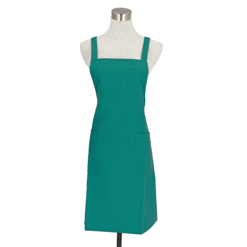 BACKYARD FAMILY「エプロン 保育士 通販 ショート丈 メンズ レディース 無地 撥水 はっ水 H型 後ろボタン」|食器・キッチングッズ|グリーン1