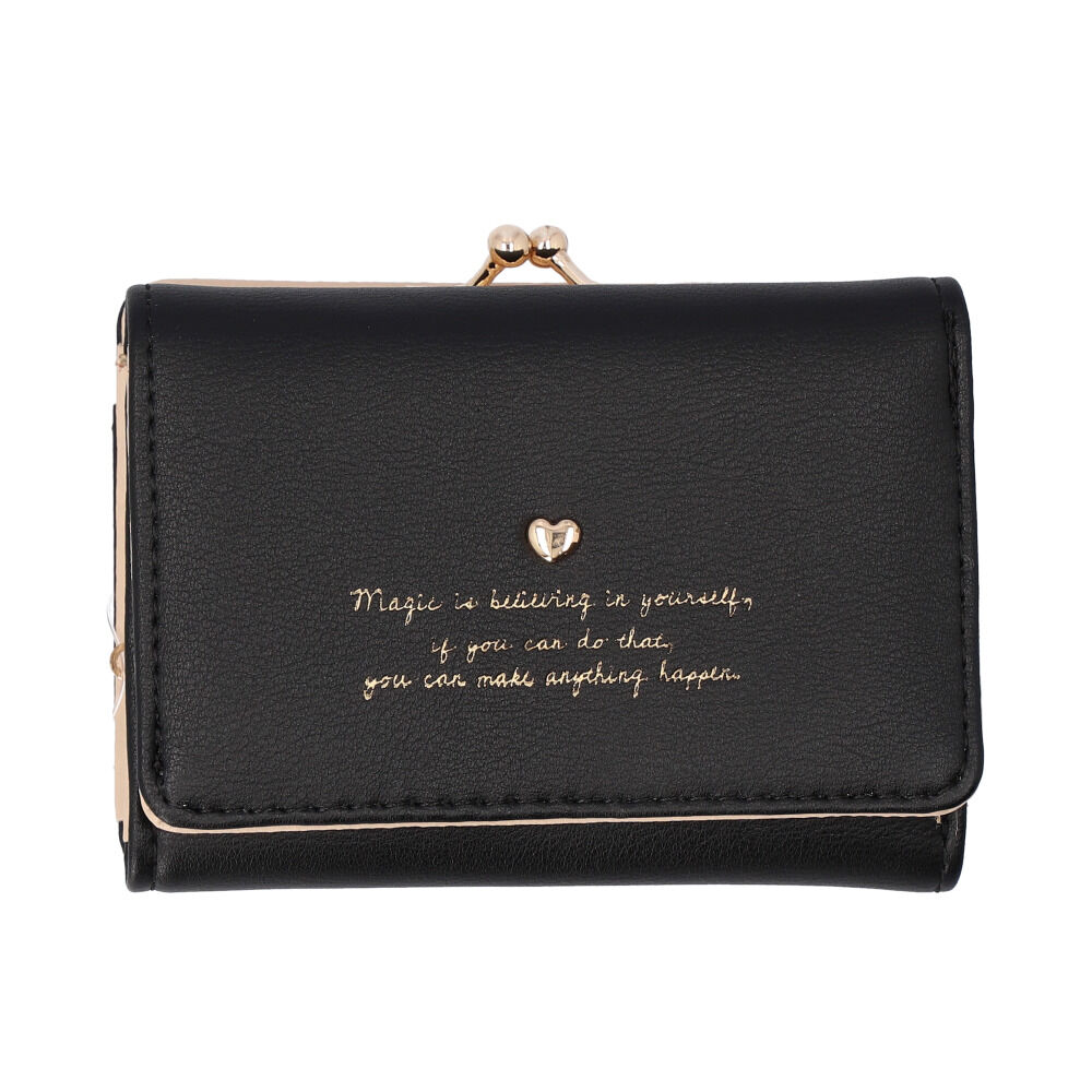 BACKYARD FAMILY「財布 三つ折り レディース コンパクト 三つ折り財布 通販 ミニ財布 三つ折 ミニサイフ」|財布|ブラック4