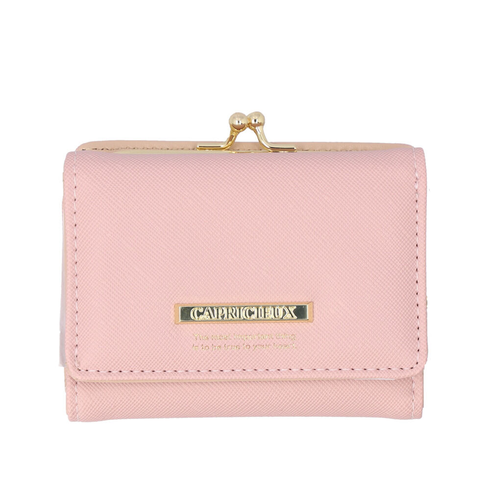 BACKYARD FAMILY「財布 三つ折り レディース コンパクト 三つ折り財布 通販 ミニ財布 三つ折 ミニサイフ」|財布|ピンク1