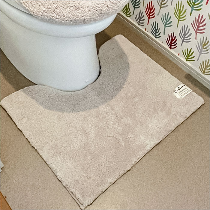 BACKYARD FAMILY「トイレマット おしゃれ 通販 50x60cm クッショニー2 洗える マット ミニ 小さめ」|トイレタリー・ランドリーグッズ|