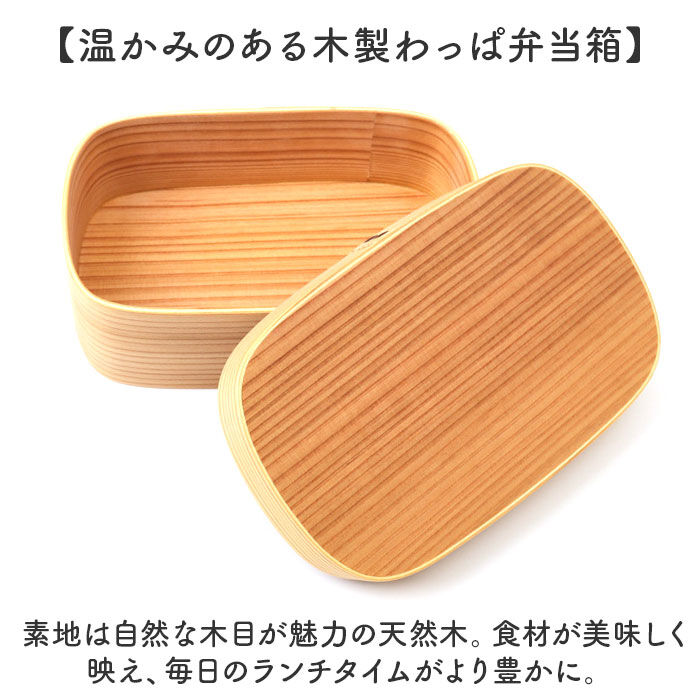 BACKYARD FAMILY「弁当箱 わっぱ 胴長型 通販 曲げわっぱ まげわっぱ お弁当箱 女性 わっぱ弁当 一段 ランチ」|食器・キッチングッズ|