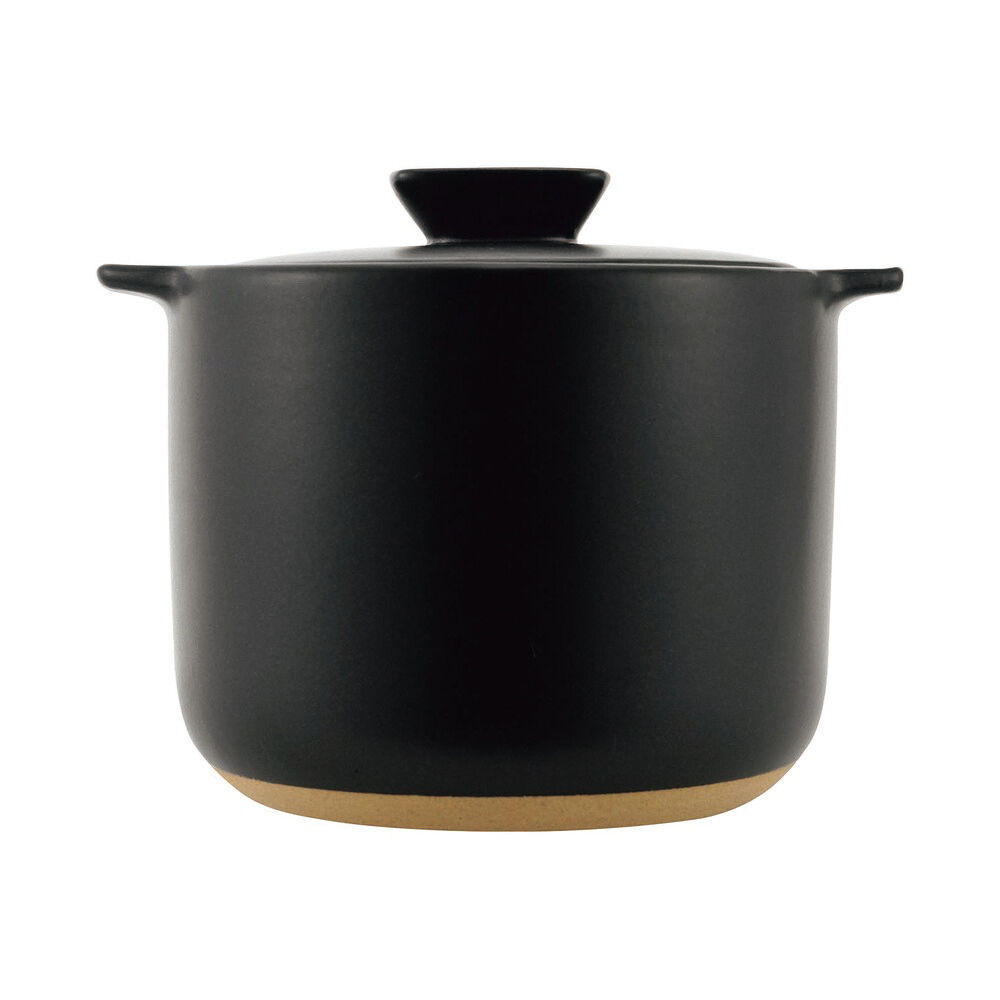 BACKYARD FAMILY「カクセー 鍋 土鍋 2合炊き 炊飯 通販 炊飯土鍋 ごはん鍋 ご飯鍋 炊飯鍋 御飯鍋2合」|食器・キッチングッズ|ブラック1