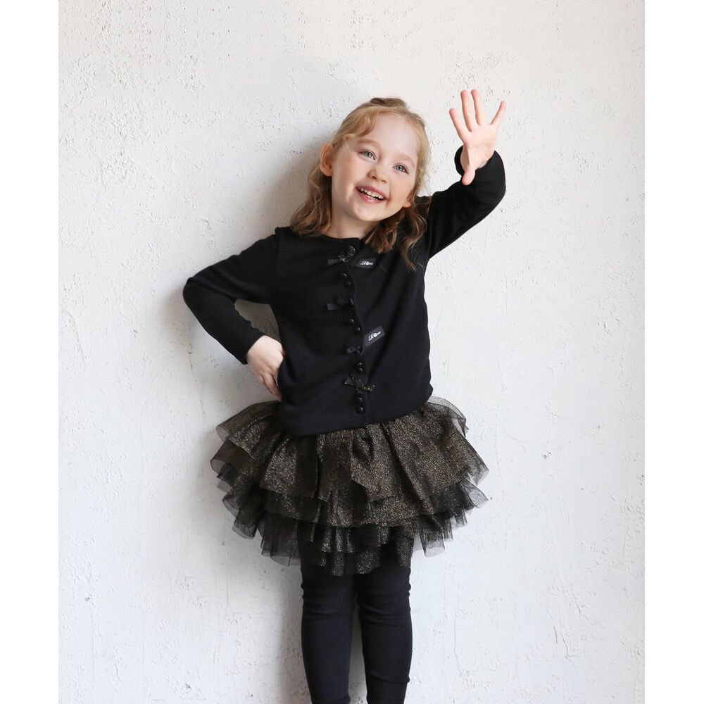 BACKYARD FAMILY「スカート キッズ 女の子 通販 スカートパンツ 64042302 スカッツ レギンス付きスカート」|その他|ブラック1