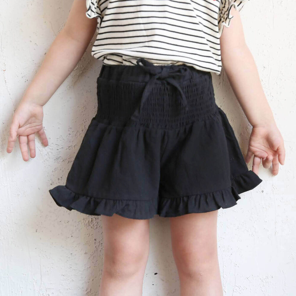 BACKYARD FAMILY「キュロットパンツ キッズ 通販 キュロット パンツ 74022401 キュロットスカート 女の子」|その他|ブラック1