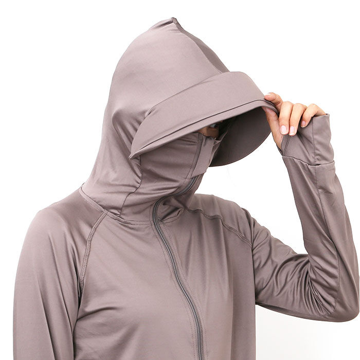 BACKYARD FAMILY「ラッシュガード レディース つば 通販 接触冷感 つば付き レディースラッシュガード」|スポーツ|