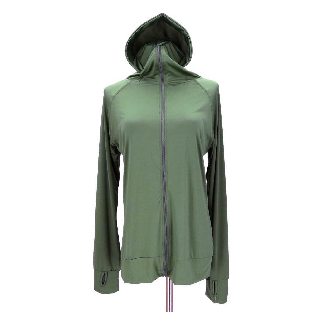 BACKYARD FAMILY「ラッシュガード レディース つば 通販 接触冷感 つば付き レディースラッシュガード」|スポーツ|グリーン1