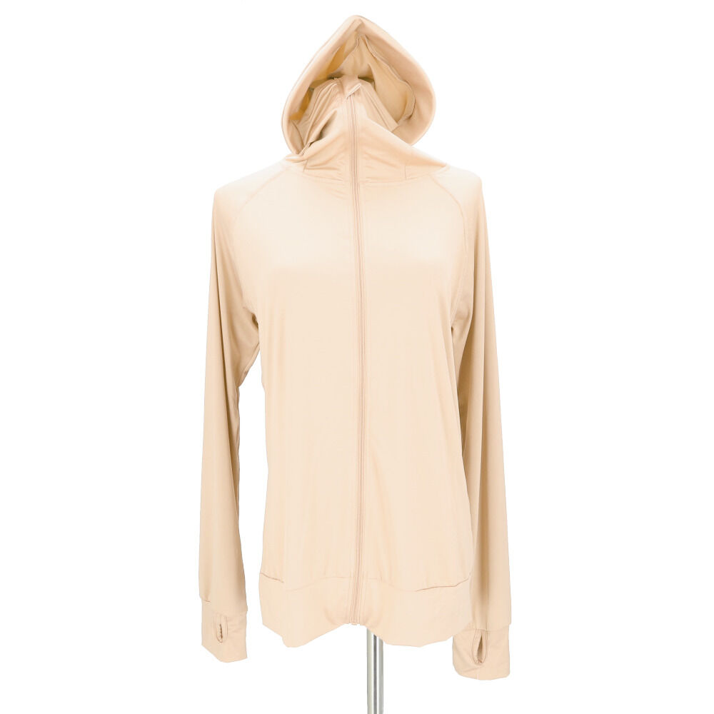 BACKYARD FAMILY「ラッシュガード レディース つば 通販 接触冷感 つば付き レディースラッシュガード」|スポーツ|ベージュ1