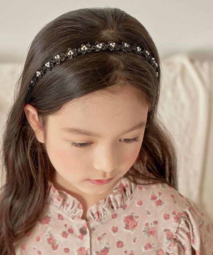 BACKYARD FAMILY「カチューシャ 花 キッズ パール 通販 ヘッドドレス 女の子 子供 子ども こども セレモニー」|その他|