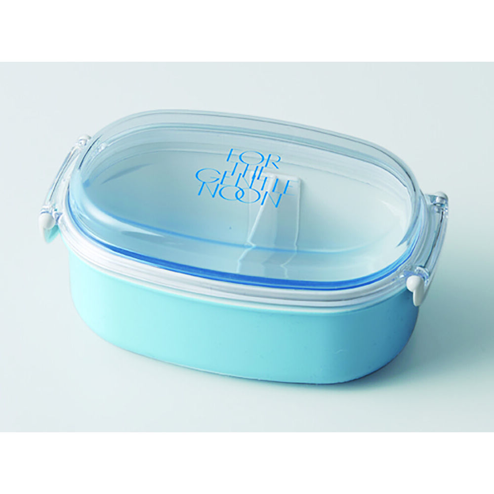 BACKYARD FAMILY「弁当箱 女子 大人 一段 通販 日本製 お弁当箱 1段 ランチボックス 500ml 小さめ 女性」|食器・キッチングッズ|ブルー1