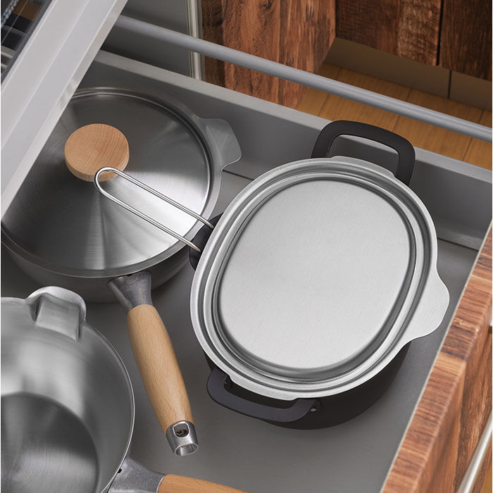 BACKYARD FAMILY「aikata アイカタ 揚げ鍋専用 蓋 通販 日本製 ふた フタ ステンレス蓋 鍋蓋 鍋ふた 鍋用」|食器・キッチングッズ|