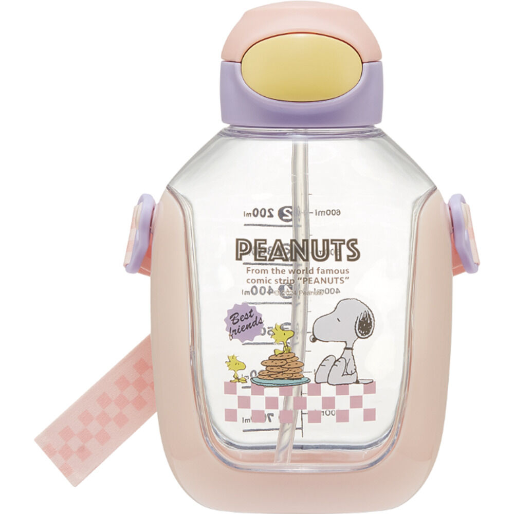 BACKYARD FAMILY「スケーター 水筒 通販 ワンプッシュ ストローボトル キャラクター ストロー付き水筒 ボトル」|食器・キッチングッズ|ベージュ1