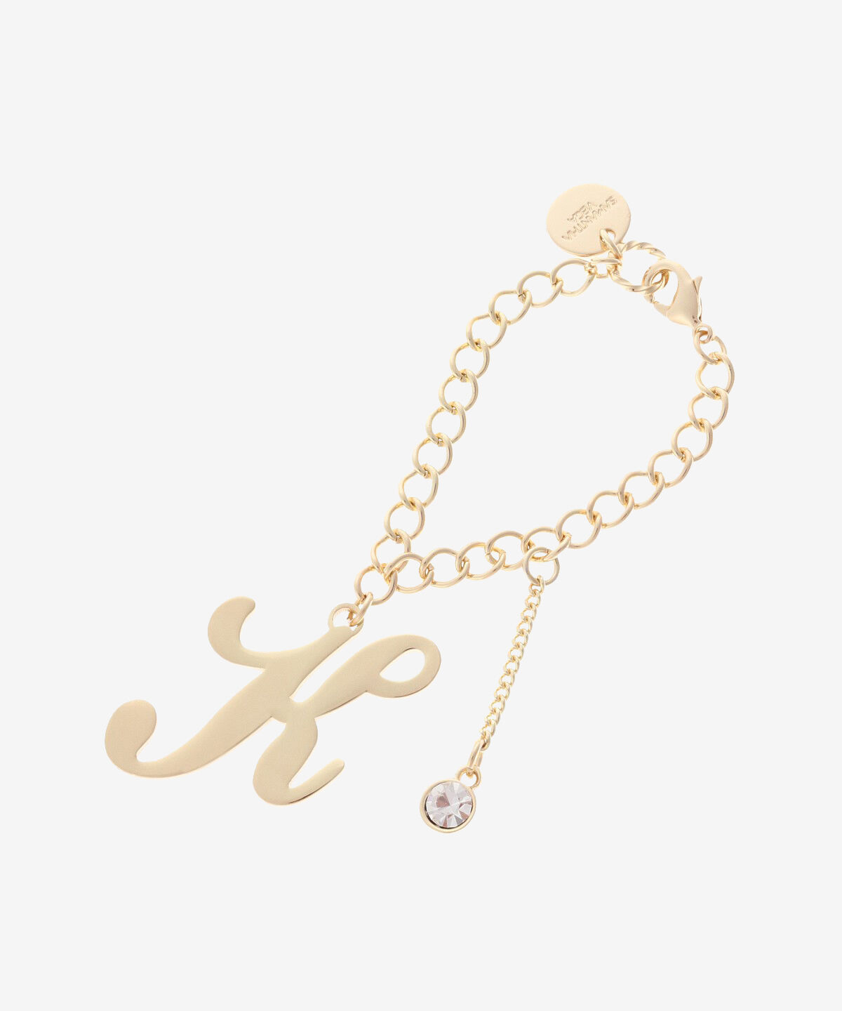 Samantha Vega「シンプルイニシャルチャーム(K)」|チャーム・キーホルダー|ゴールド