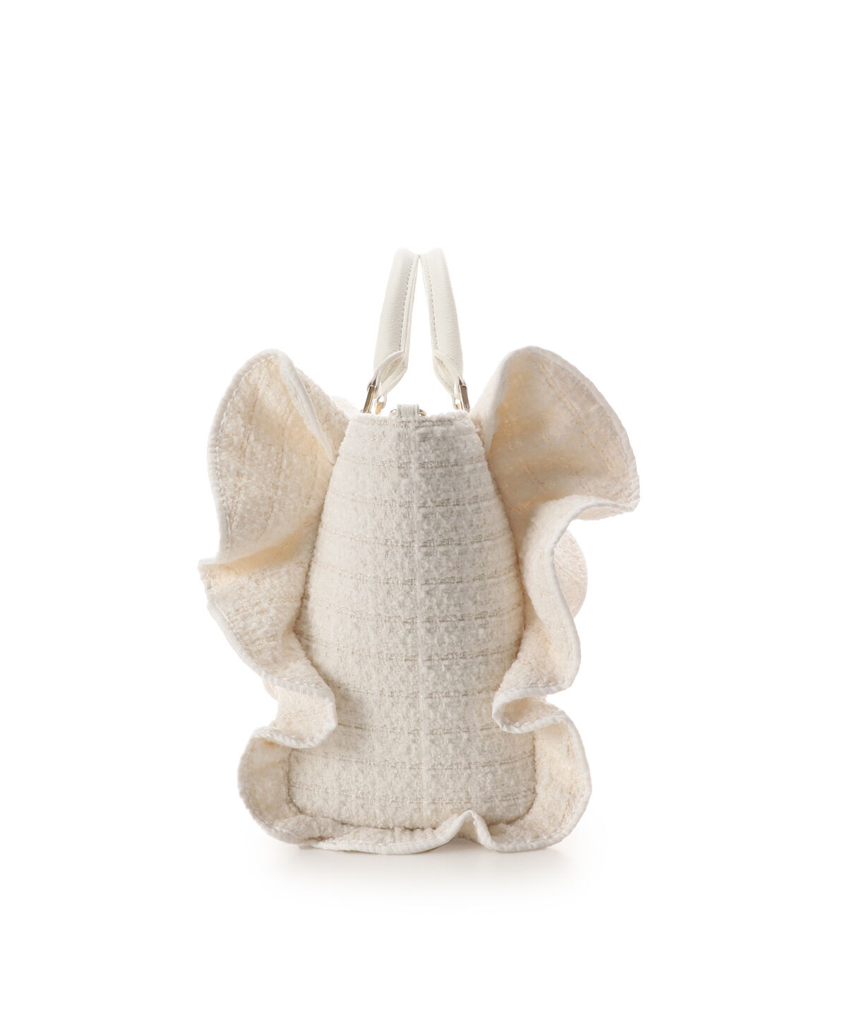 Samantha Vega「ツイードフリルハンドバッグ（大）」|ハンドバッグ|