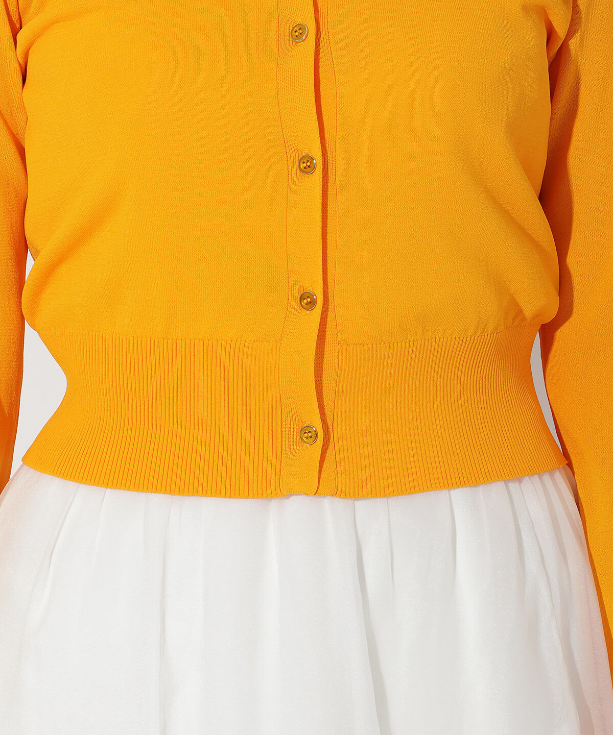 アンドクチュール「クルーネックショートカーデ」|カーディガン|