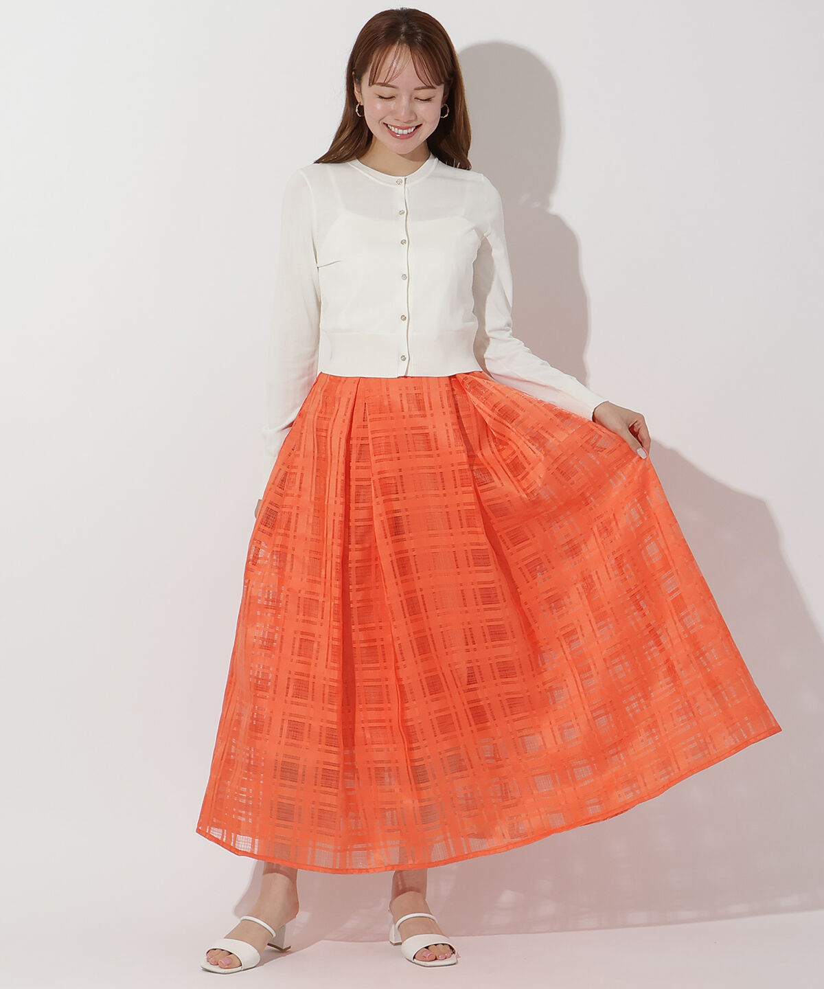 アンドクチュール「クルーネックショートカーデ」|カーディガン|