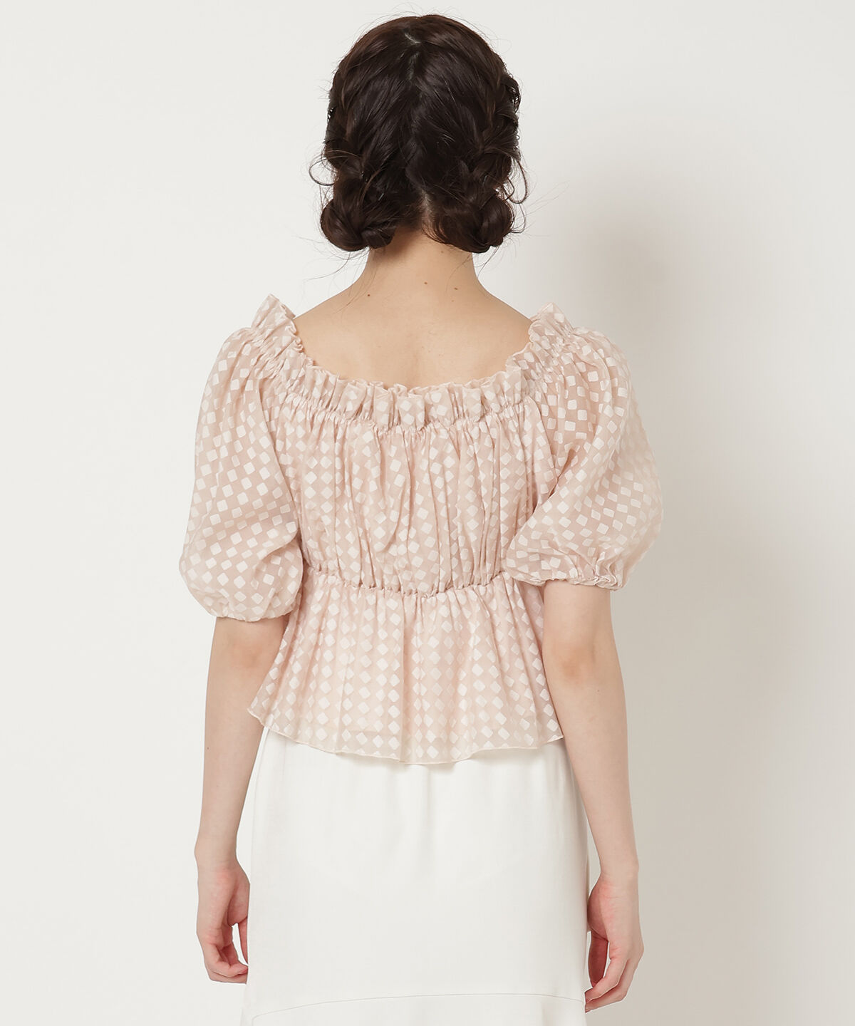 REDYAZEL「シアーギャザートップス」|シャツ・ブラウス|