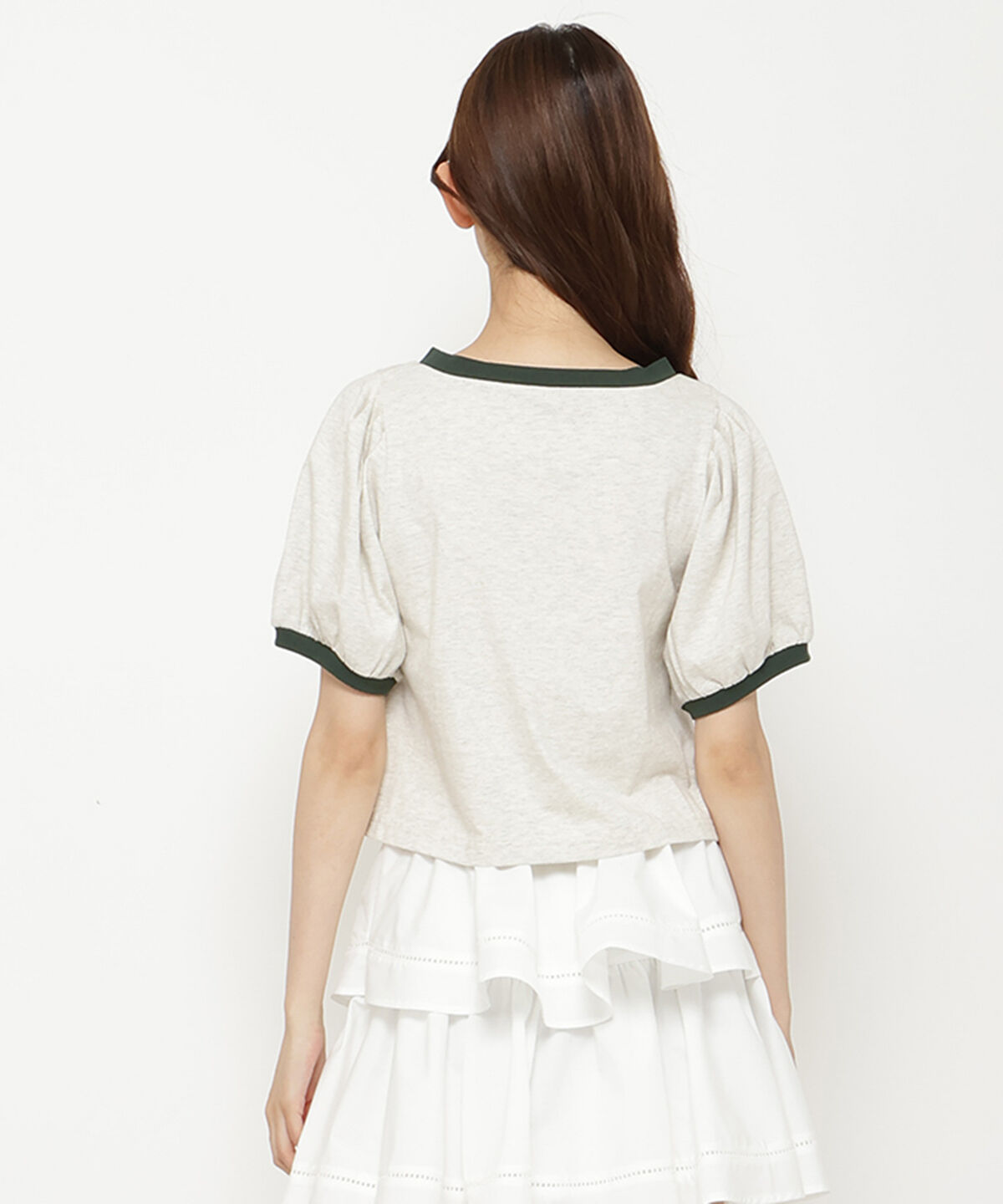  「ミッキー&ミニー / トラベルデザイン リンガーTシャツ」|Tシャツ・カットソー|