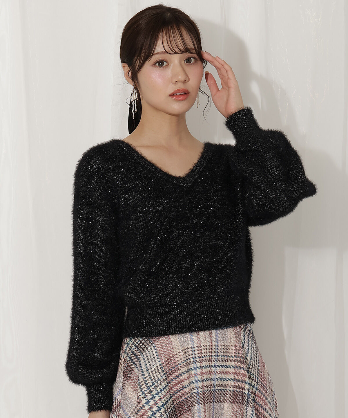 WILLSELECTION「ラメフェザー2WAYニット」|ニット・セーター|