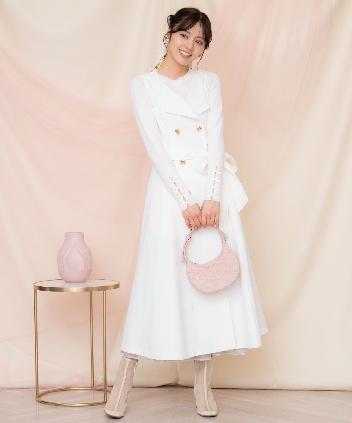 WILLSELECTION「メタリックボタン3WAYトレンチコート」|トレンチコート|