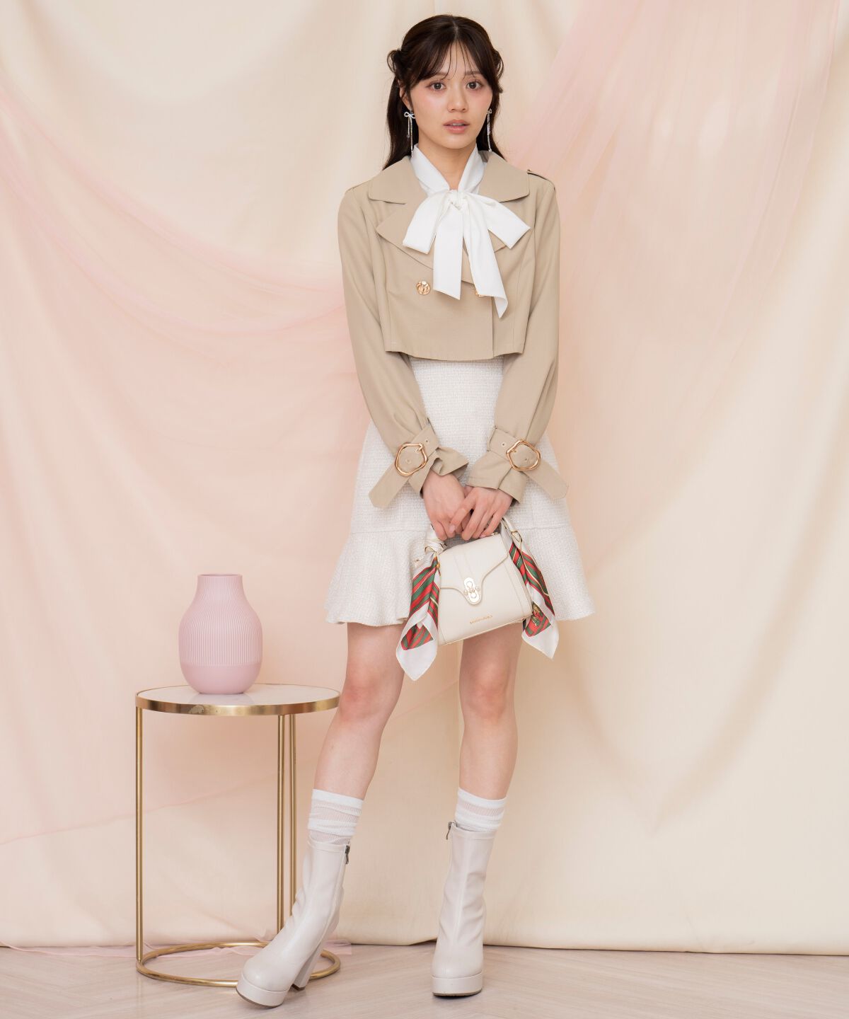 WILLSELECTION「メタリックボタン3WAYトレンチコート」|トレンチコート|