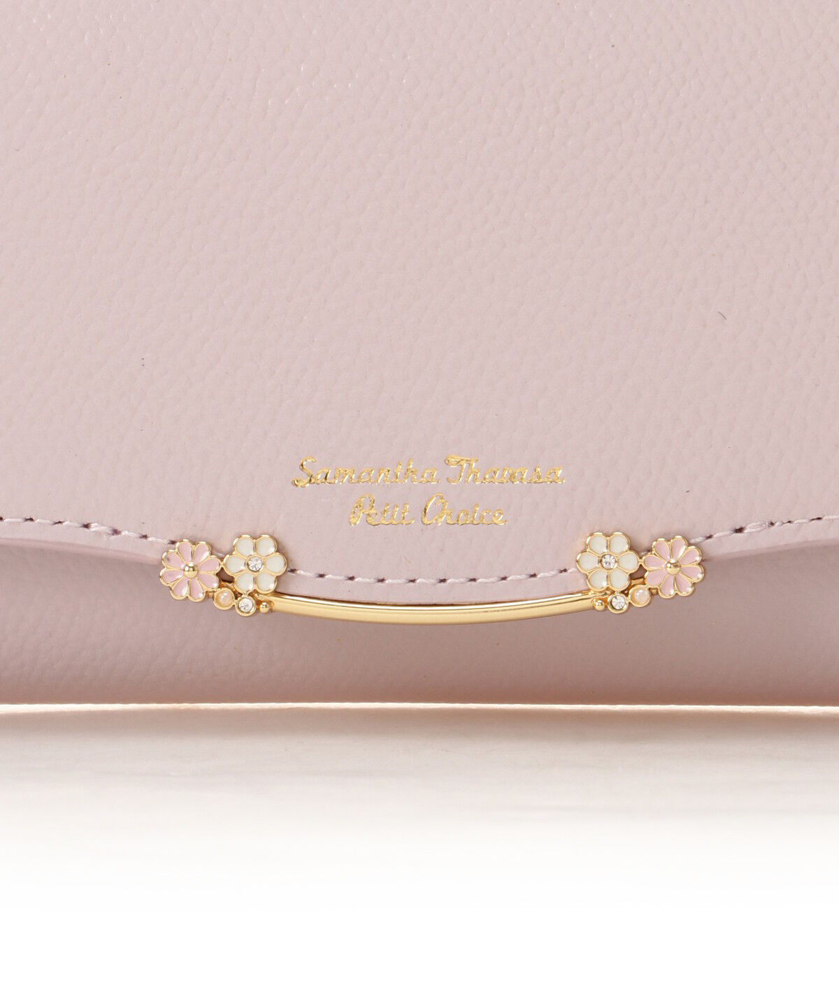 Samantha Thavasa Petit Choice「サイドフラワーバー 長財布」|財布|