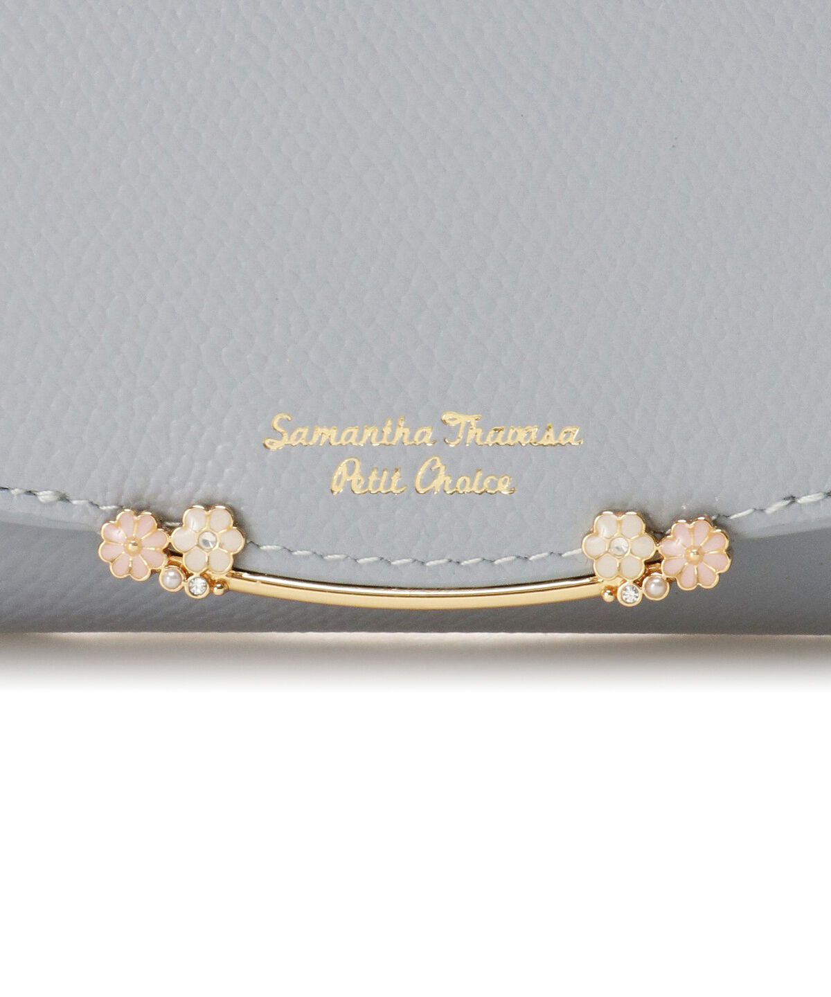 Samantha Thavasa Petit Choice「サイドフラワーバー 長財布」|財布|