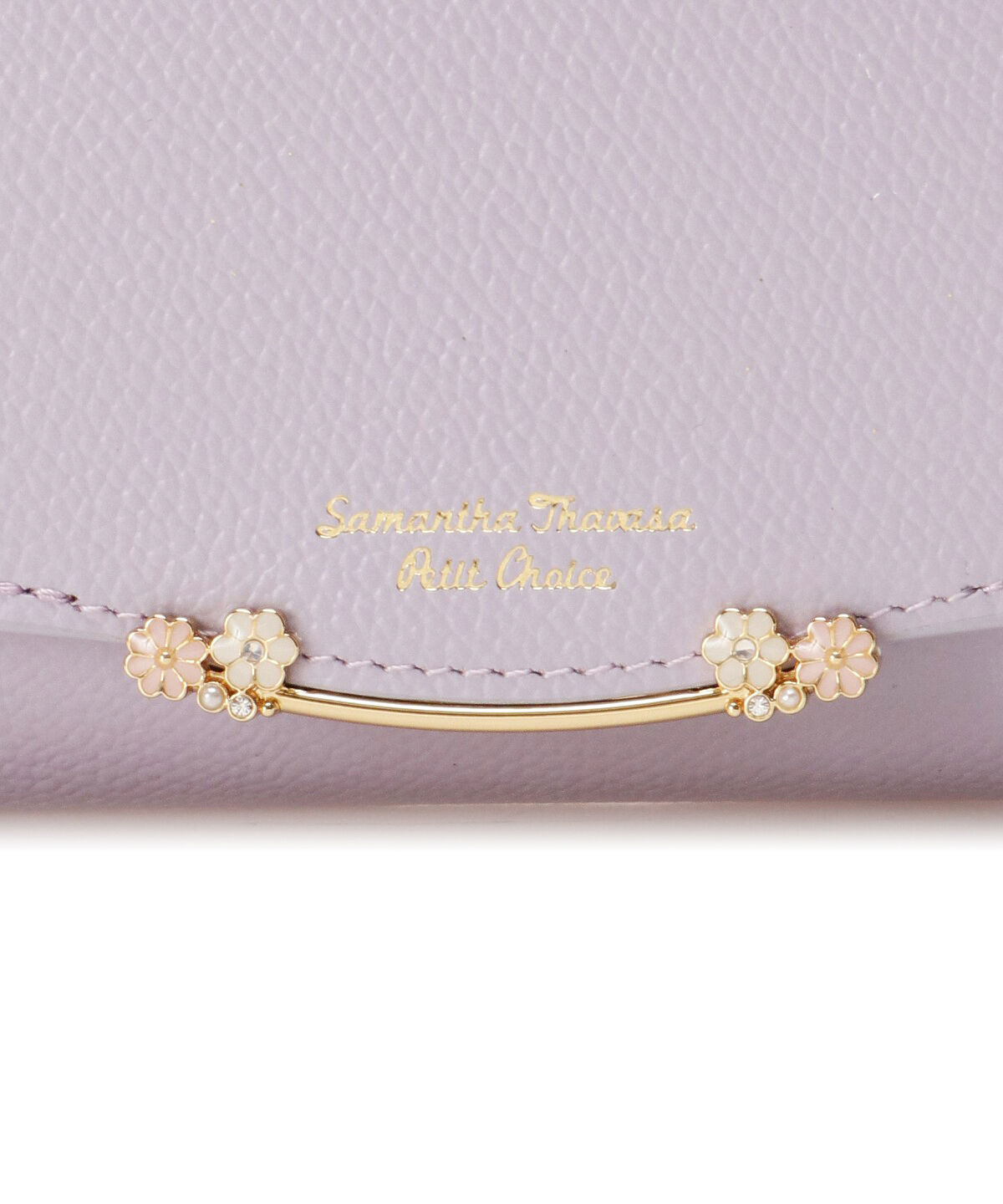 Samantha Thavasa Petit Choice「サイドフラワーバー 長財布」|財布|