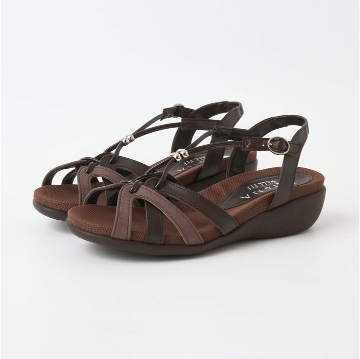 ダイアナウェルフィット「【DIANA WELLFIT】　モールドウェッジサンダル　KW53650」|サンダル|