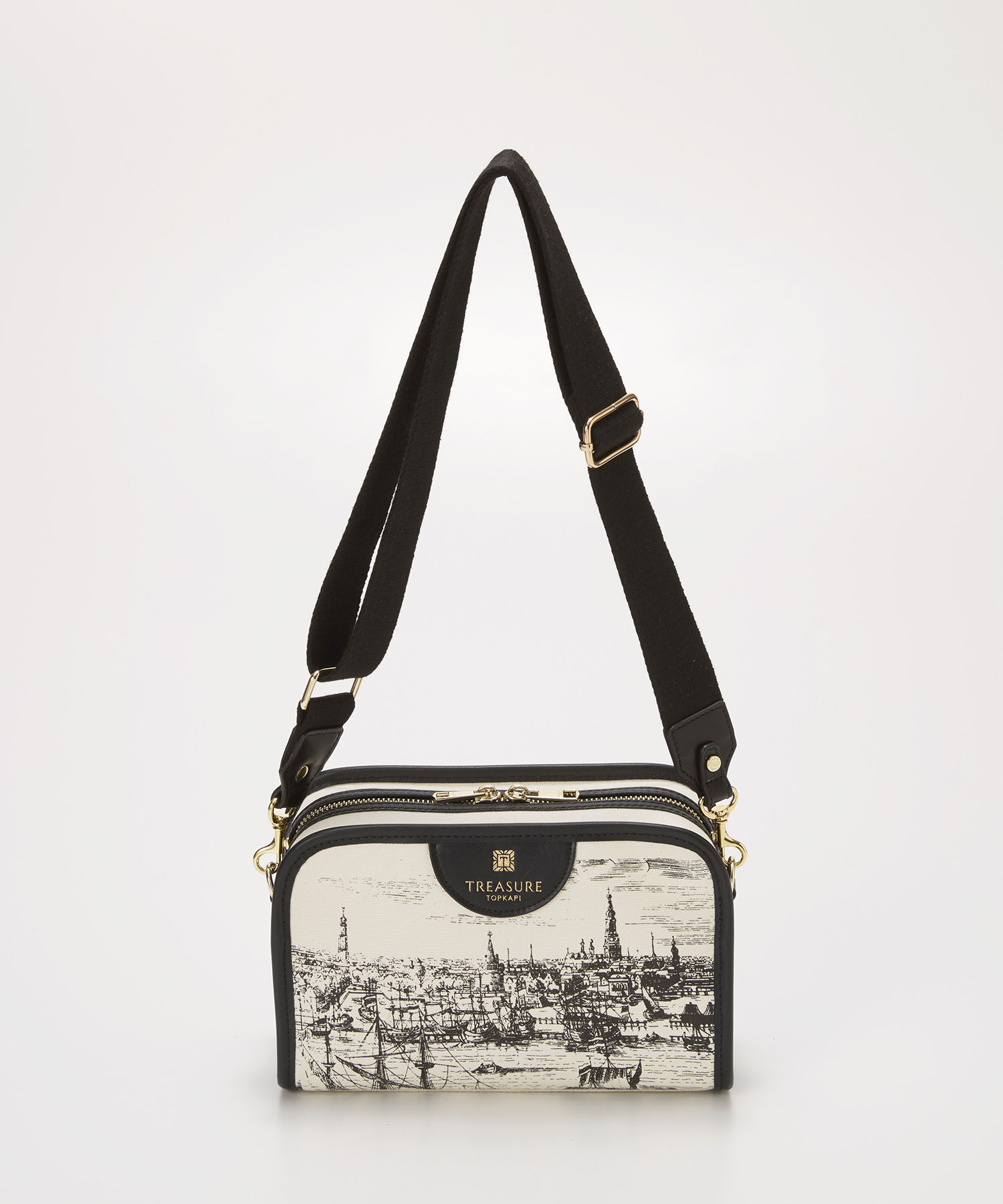 TOPKAPI TREASURE「【TREASURE TOPKAPI】キャンバス プリント ワンハンドル ショルダーバッグ」|ショルダー・メッセンジャー|
