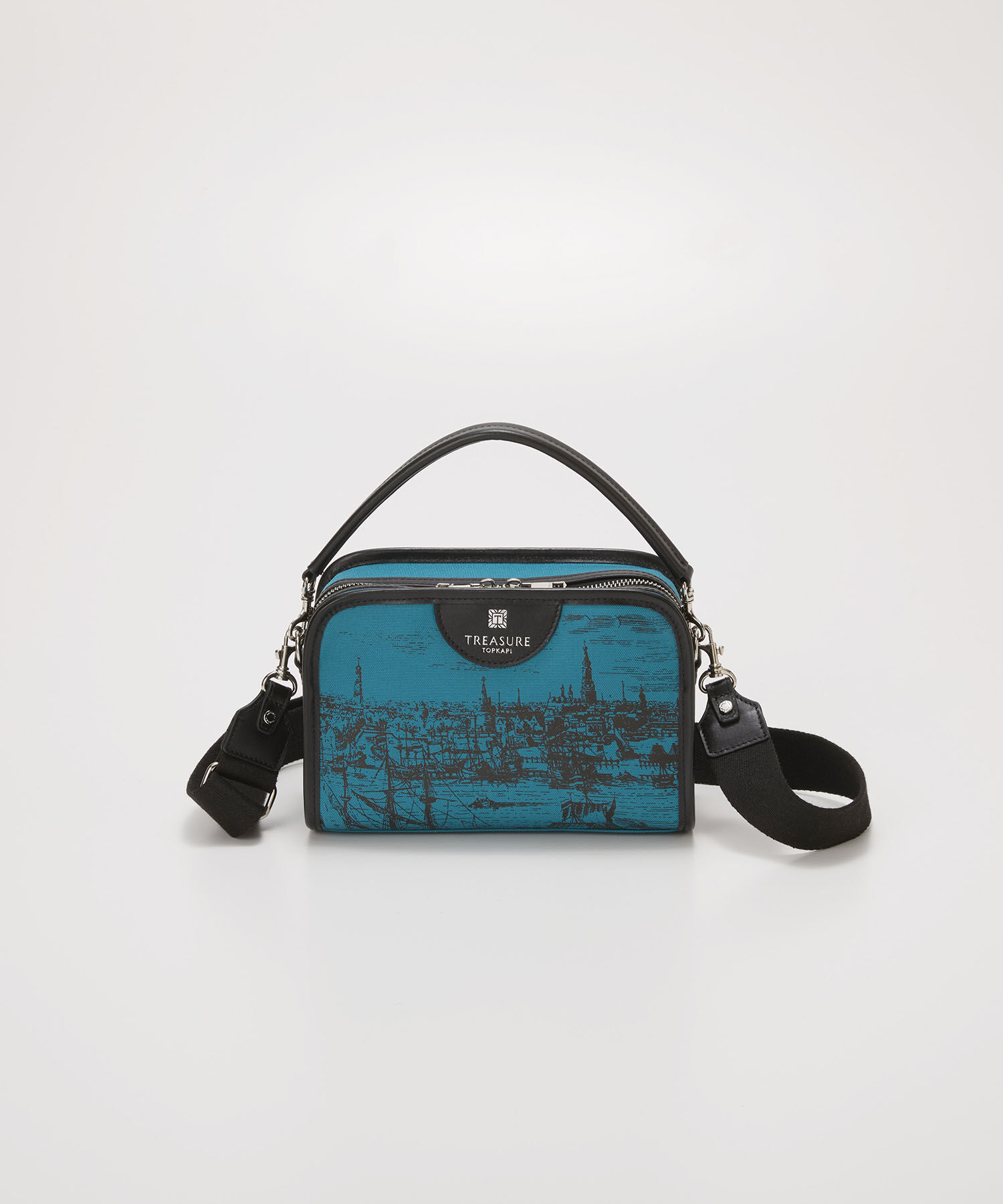 TOPKAPI TREASURE「【TREASURE TOPKAPI】キャンバス プリント ワンハンドル ショルダーバッグ」|ショルダー・メッセンジャー|