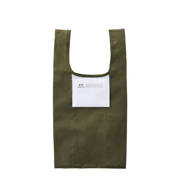 BRUNO「ポケッタブルエコバッグS」|トートバッグ|カーキ