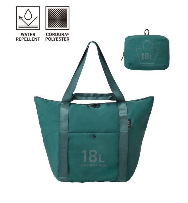MILESTO「MILESTO UTILITY ポケッタブルトートバッグ 18L」|トートバッグ|グリーン