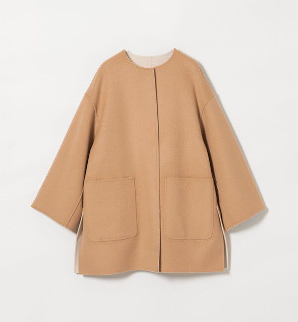 極美品✨️21AW　ユナイテッドアローズ　バイカラー　リバーシブル　リバーコート バイカラー リバー ミドルコート（UNITED ARROWS）｜ルミネの