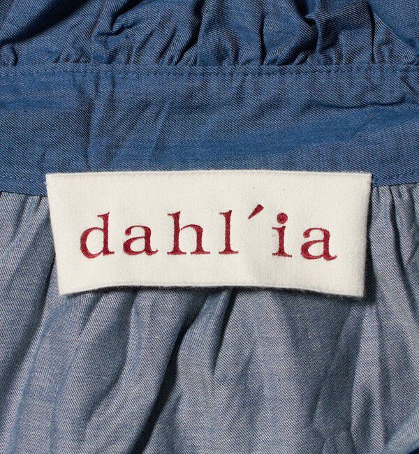 UNITED ARROWS「【別注】＜dahl&rsquo;ia＞シャンブレー フリルブラウス」|シャツ・ブラウス|