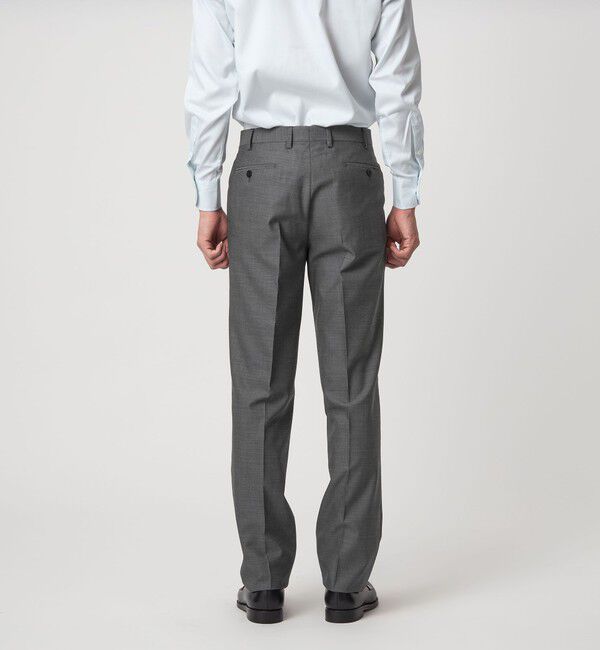 UNITED ARROWS green label relaxing「GUABELLO 組織無地 MF ノープリーツ スーツパンツ」|スーツ|
