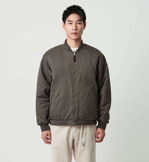 UNITED ARROWS green label relaxing「パデッド リバーシブル ジップ ブルゾン」|ブルゾン・スタジャン|