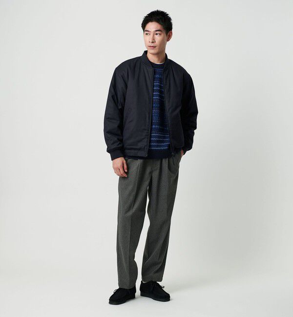 UNITED ARROWS green label relaxing「パデッド リバーシブル ジップ ブルゾン」|ブルゾン・スタジャン|