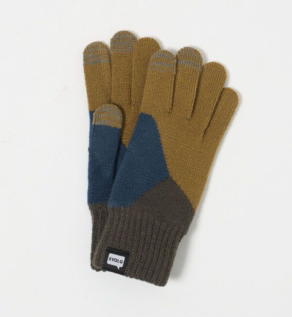 UNITED ARROWS green label relaxing「＜EVOLG＞CRACKED グローブ -タッチスクリーン対応-」|手袋|