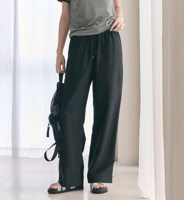 BEAUTY&YOUTH UNITED ARROWS「ツイルパッチポケットイージーパンツ 3 -ウォッシャブル-」|その他|BLACK