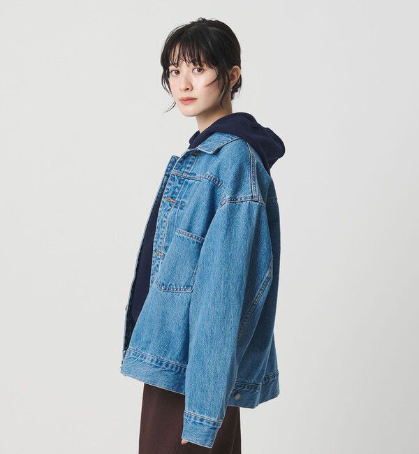 BEAUTY&YOUTH UNITED ARROWS「コットンウールブレンド ソリッド＆ボーダーニットフーディ ウォッシャブル」|ニット・セーター|