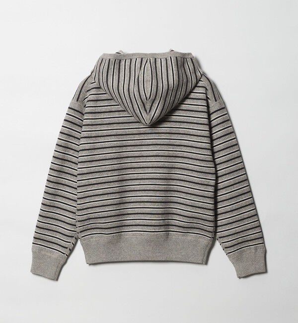 BEAUTY&YOUTH UNITED ARROWS「コットンウールブレンド ソリッド＆ボーダーニットフーディ ウォッシャブル」|ニット・セーター|