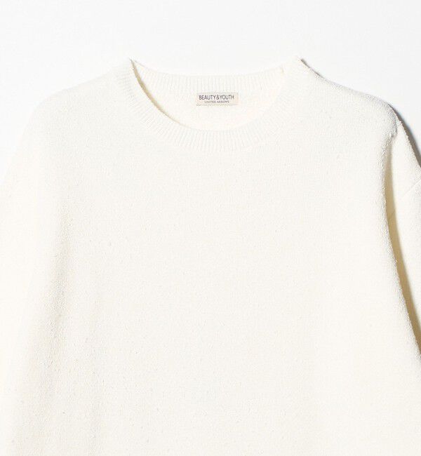 BEAUTY&YOUTH UNITED ARROWS「WJQ カットオフ クルーネック ニット ウォッシャブル」|ニット・セーター|