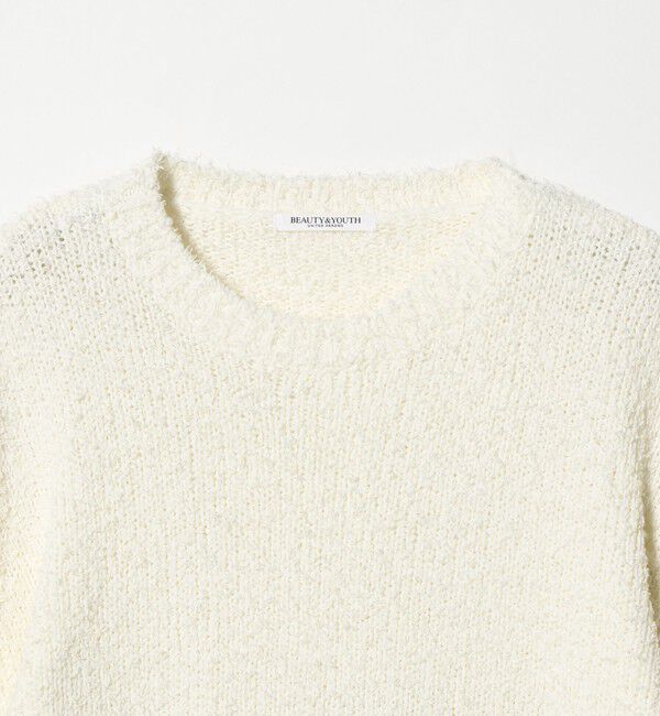 BEAUTY&YOUTH UNITED ARROWS「コットンブレンド シャギーニットプルオーバー」|ニット・セーター|