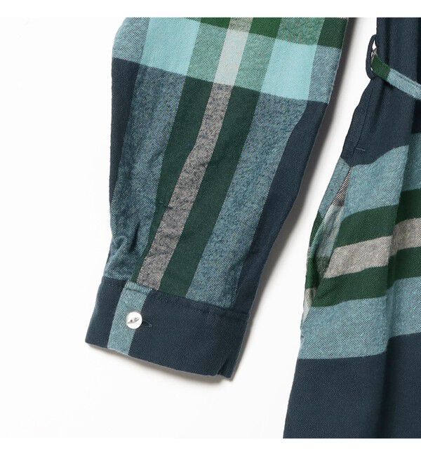 BEAMSBOY「ビッグ タータン ワンピース」|ワンピース|
