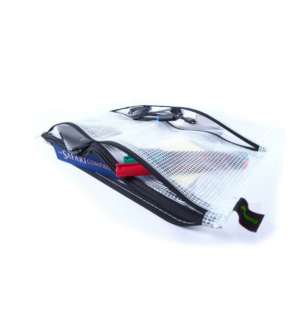 BEAMS「FolderSys / マルチコンパートメントジップバッグ A4」|ポーチ|