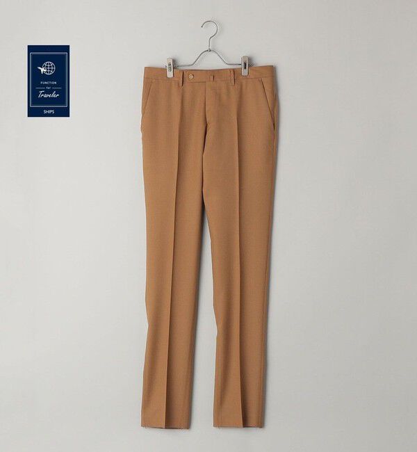SHIPS「SHIPS:<手洗い可能> ライト サキソニー スラックス」|その他|キャメル