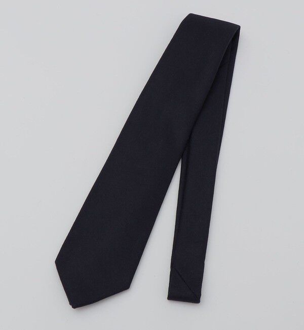 SHIPS「SHIPS: ウール カノニコ 無地 ネクタイ」|ネクタイ・蝶ネクタイ|ダークブルー