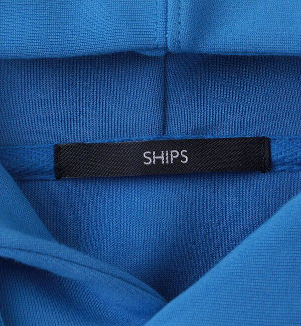 SHIPS「*SHIPS: スタイリッシュ ロゴ ワッペン バルキー ポンチ プルオーバー パーカー 23SS」|パーカー|