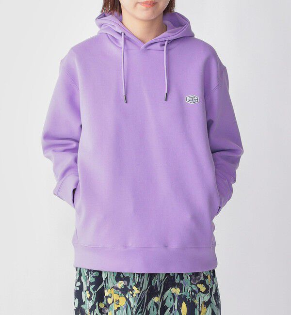 SHIPS「*SHIPS: スタイリッシュ ロゴ ワッペン バルキー ポンチ プルオーバー パーカー 23SS」|パーカー|ラベンダー